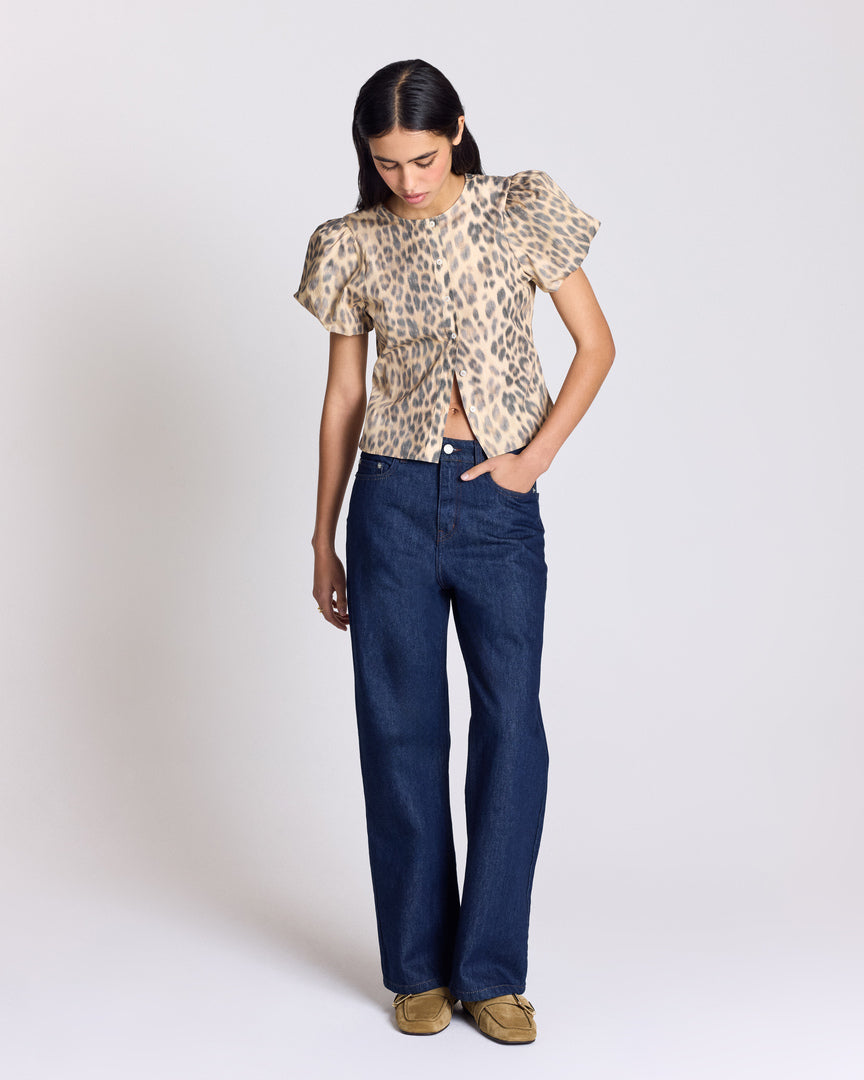 Jean Léonard raw blue