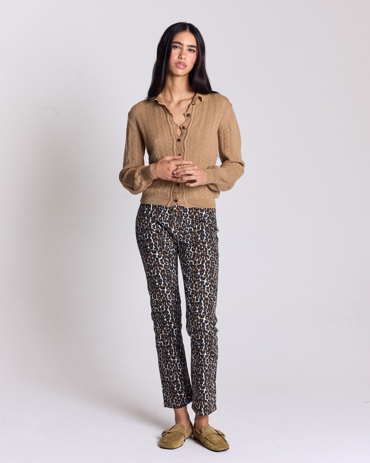 Odile cardigan sand