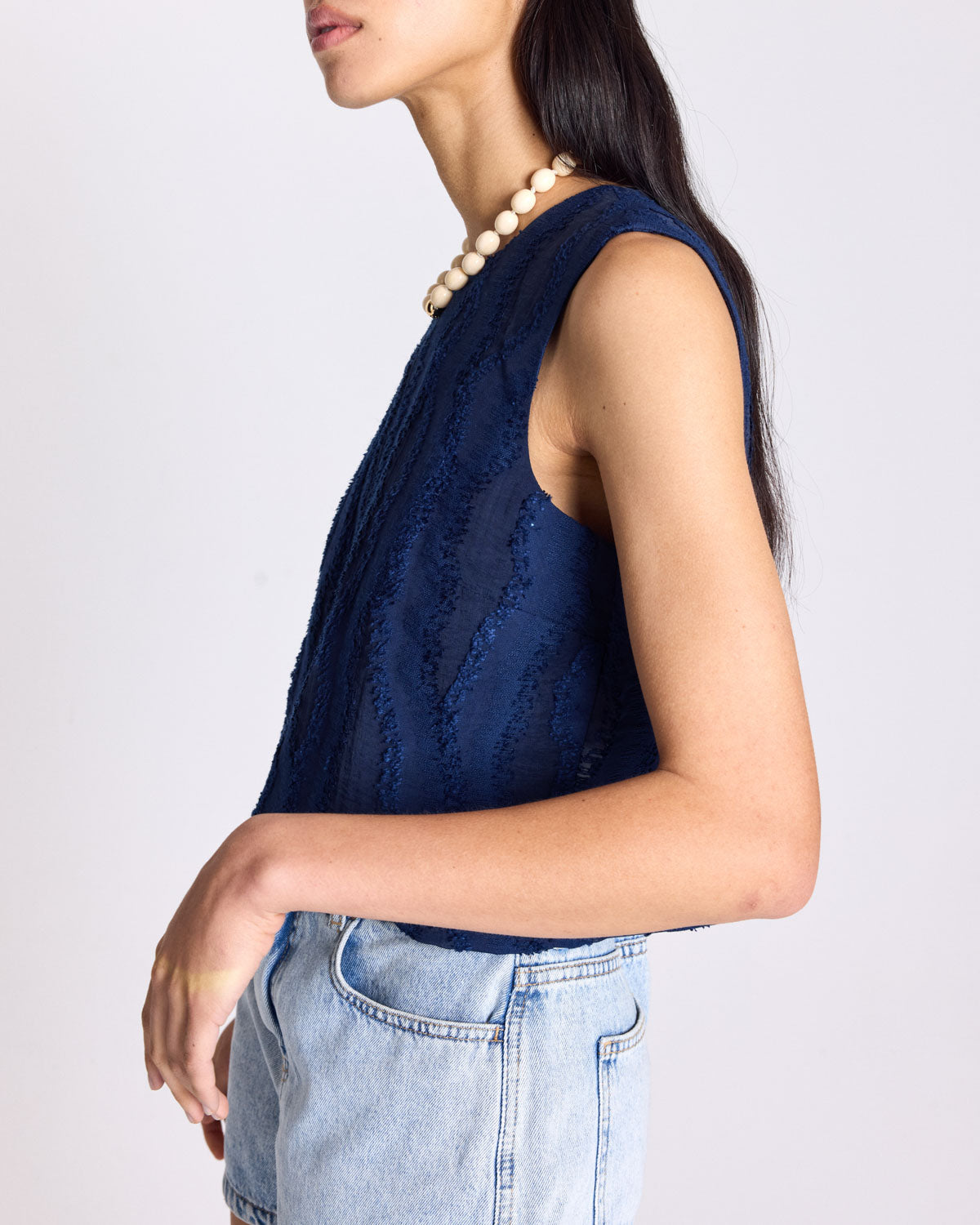 Top Roda navy blue