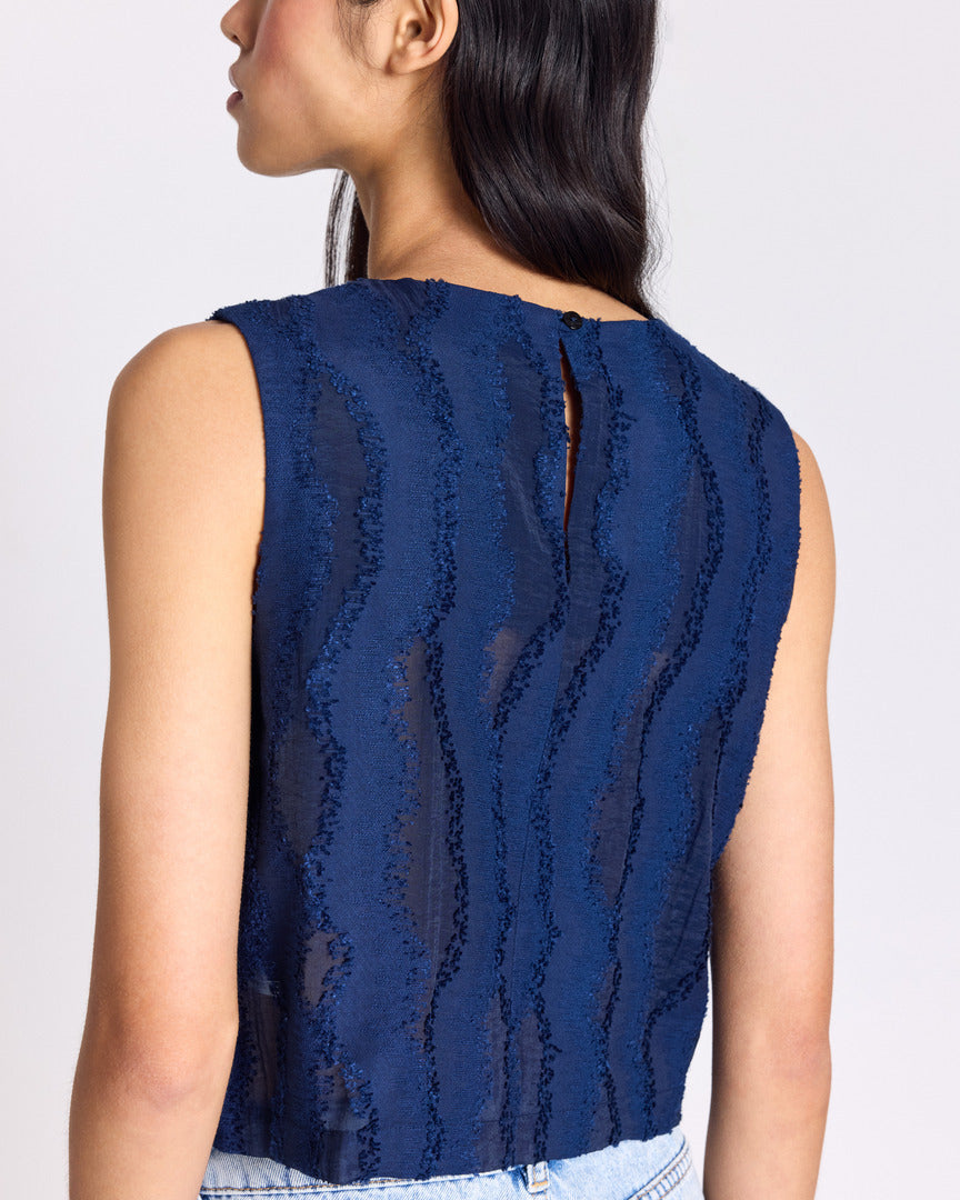 Top Roda navy blue