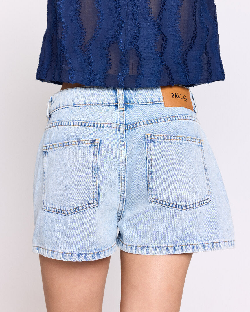 Shorts Triomphe blue glacier