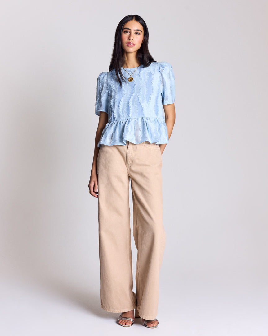 Sky blue Naomi top