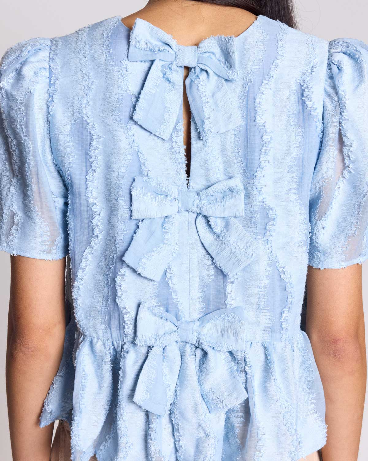 Sky blue Naomi top