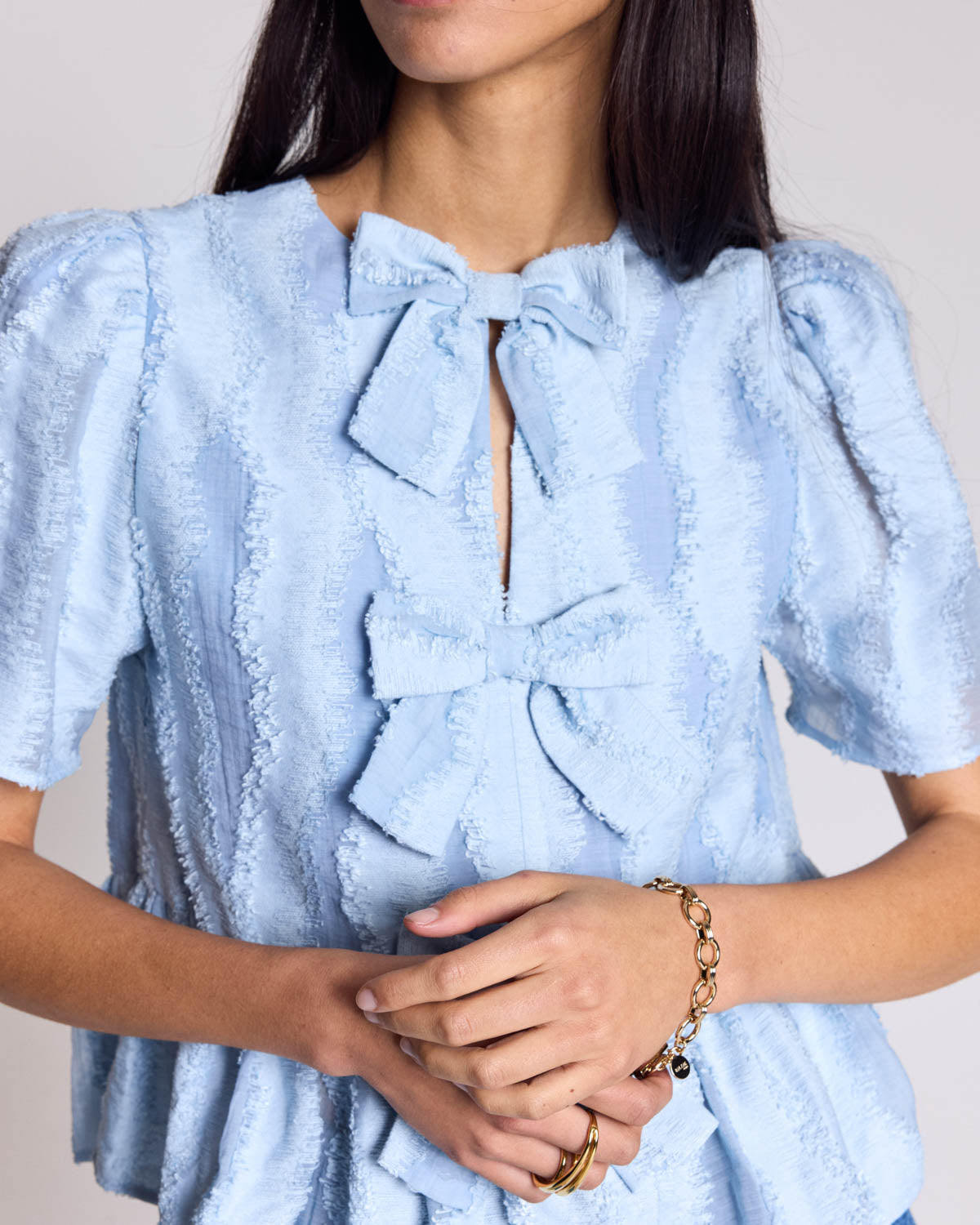 Sky blue Naomi top