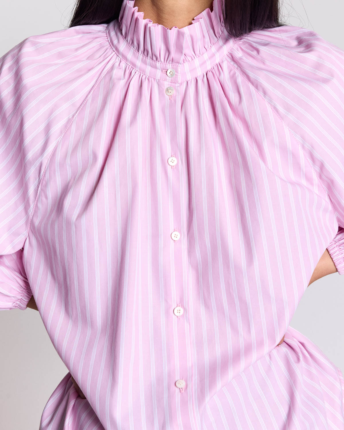 Shirt Camille stripes pink