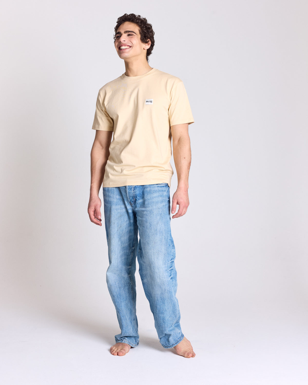 Pale yellow Martel T-shirt