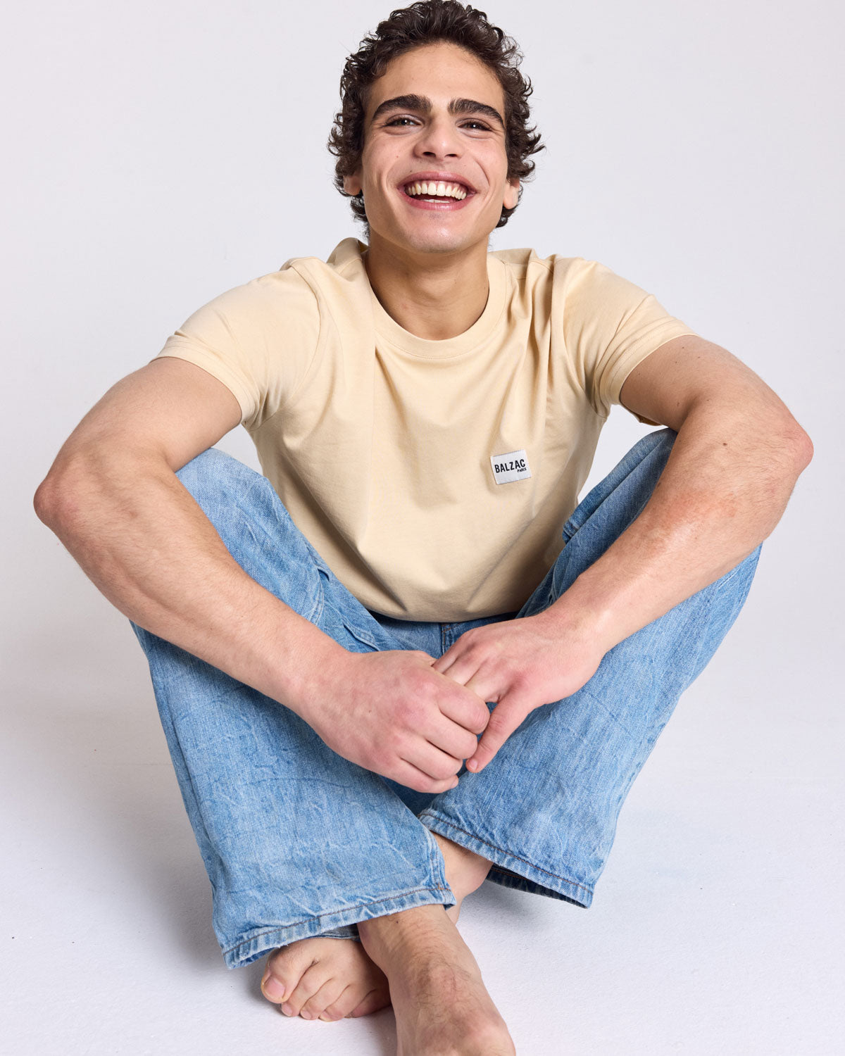 Pale yellow Martel T-shirt