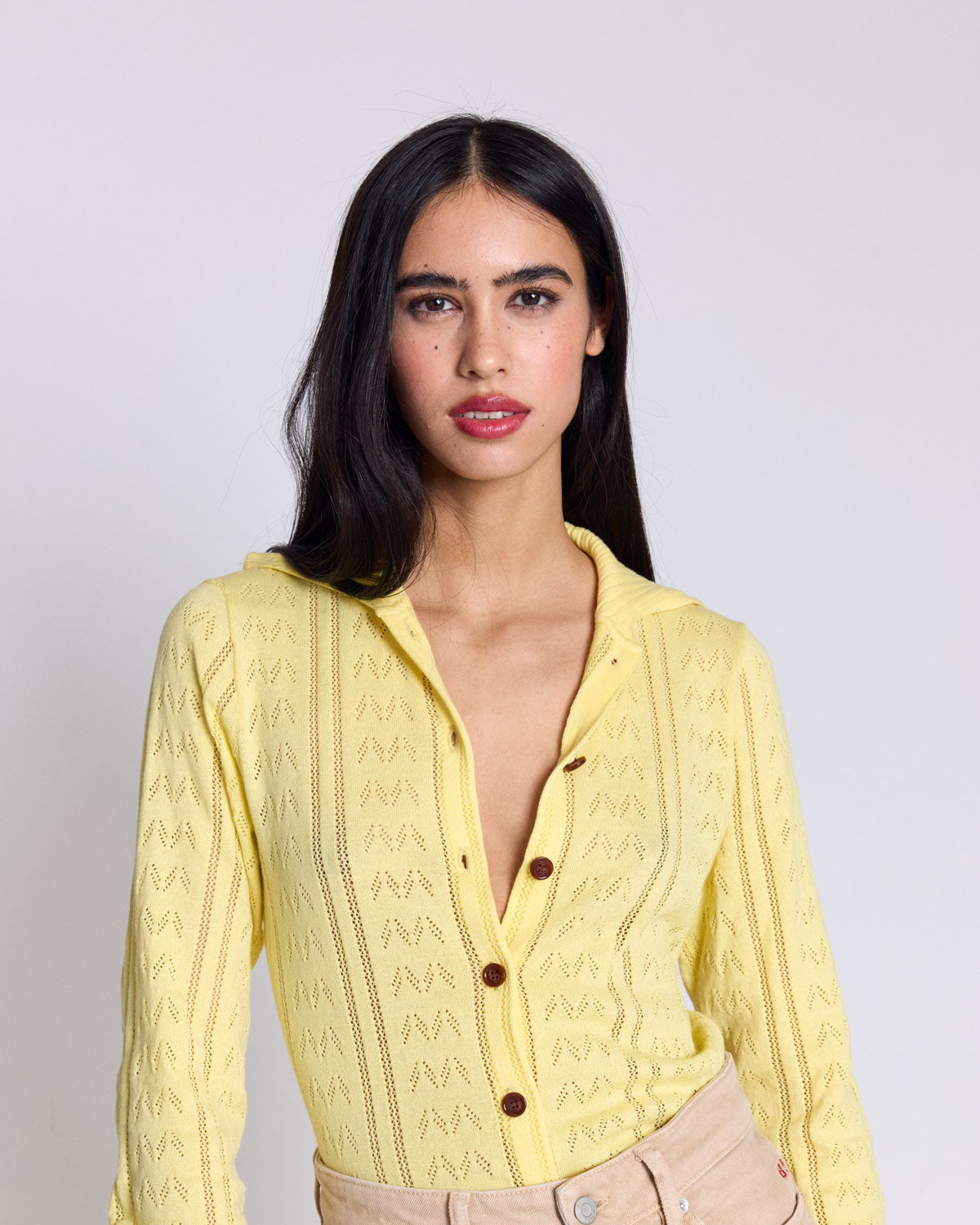 Melissa yellow cardigan