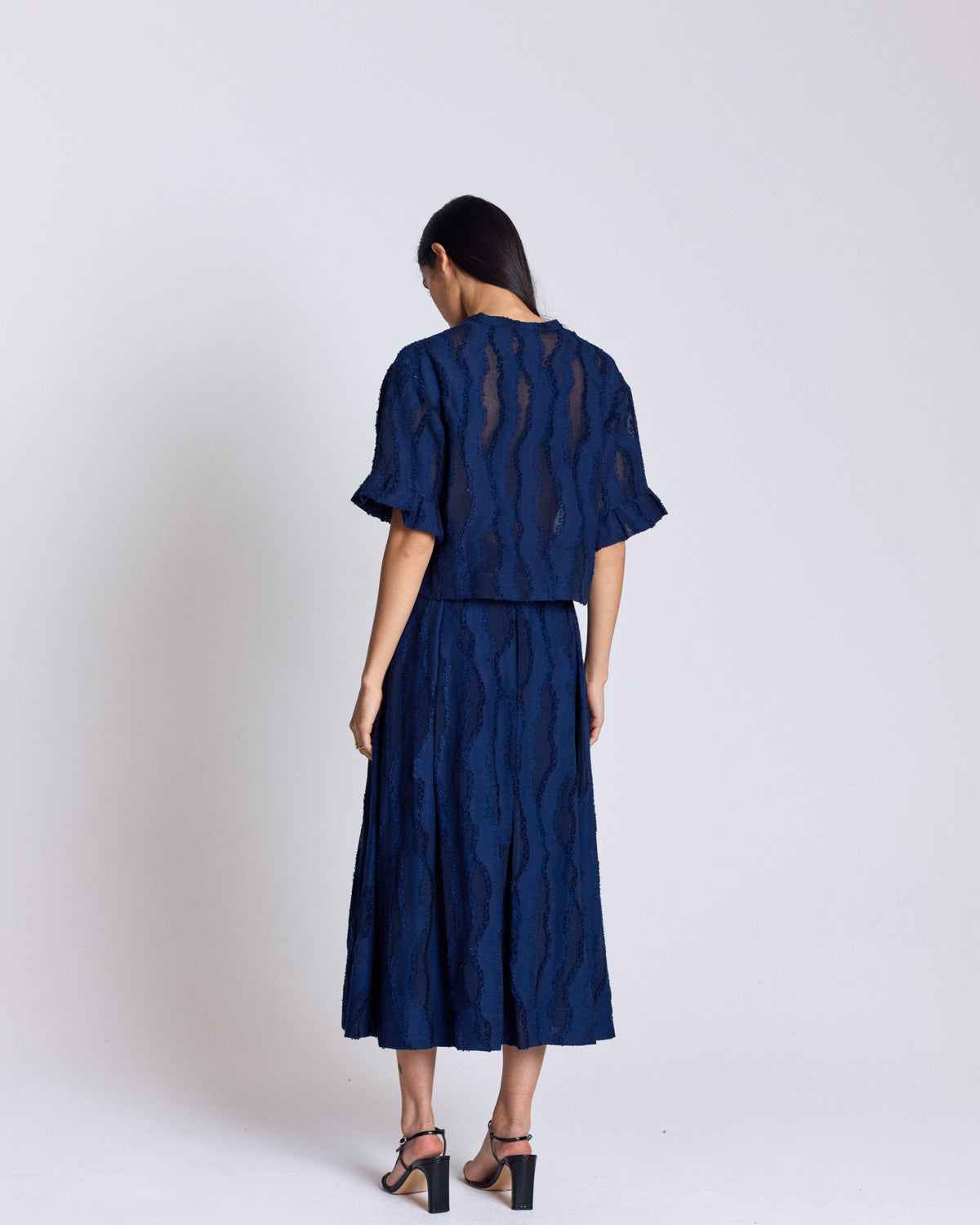 Constantine navy blue blouse