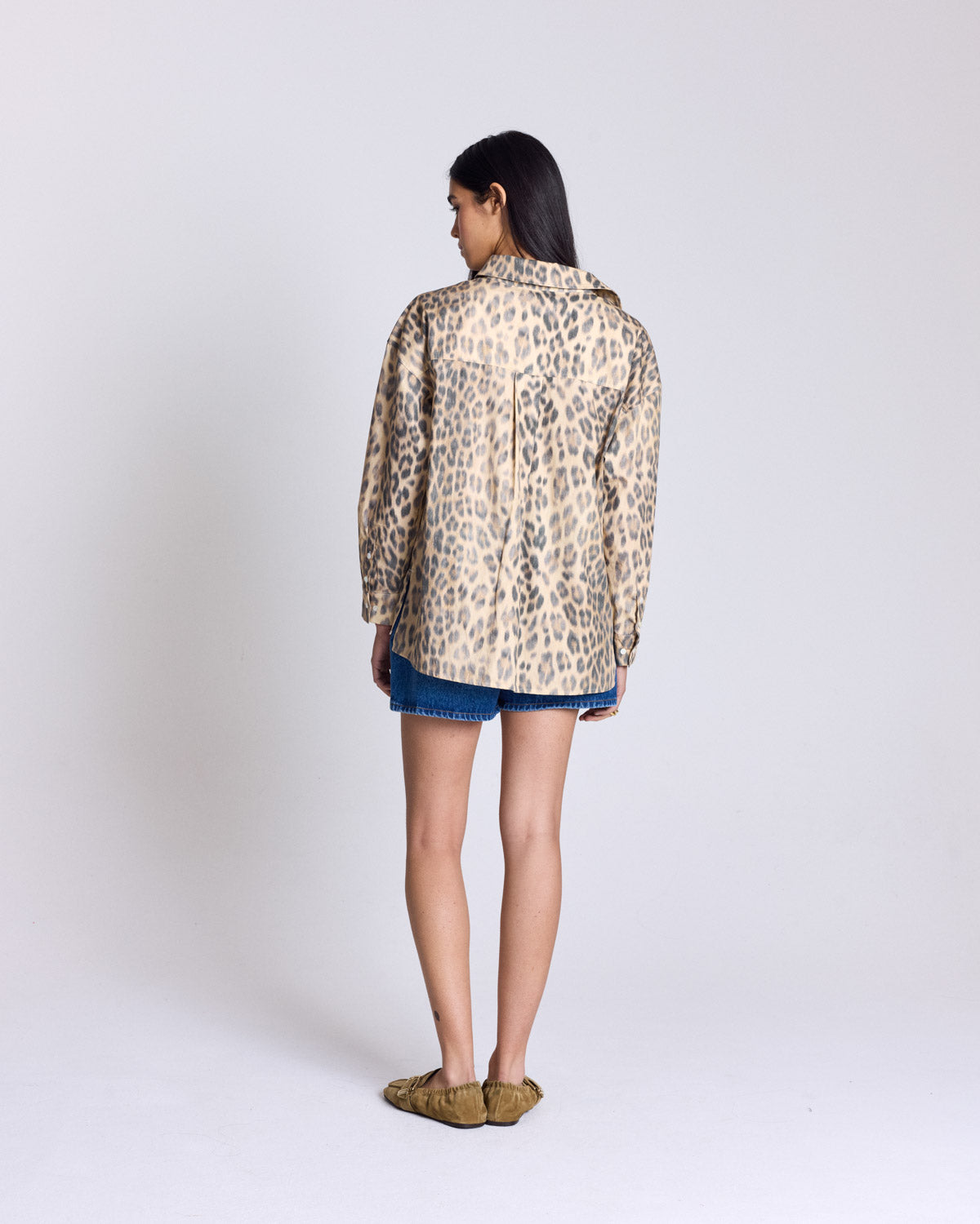 Hector faded leopard shirt