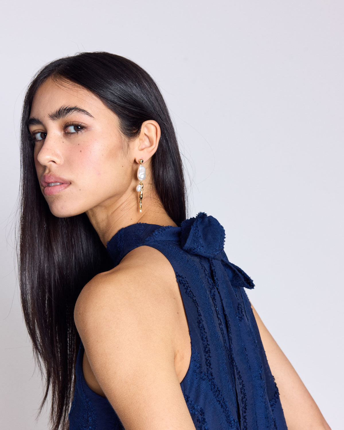 Dress Daphne navy blue