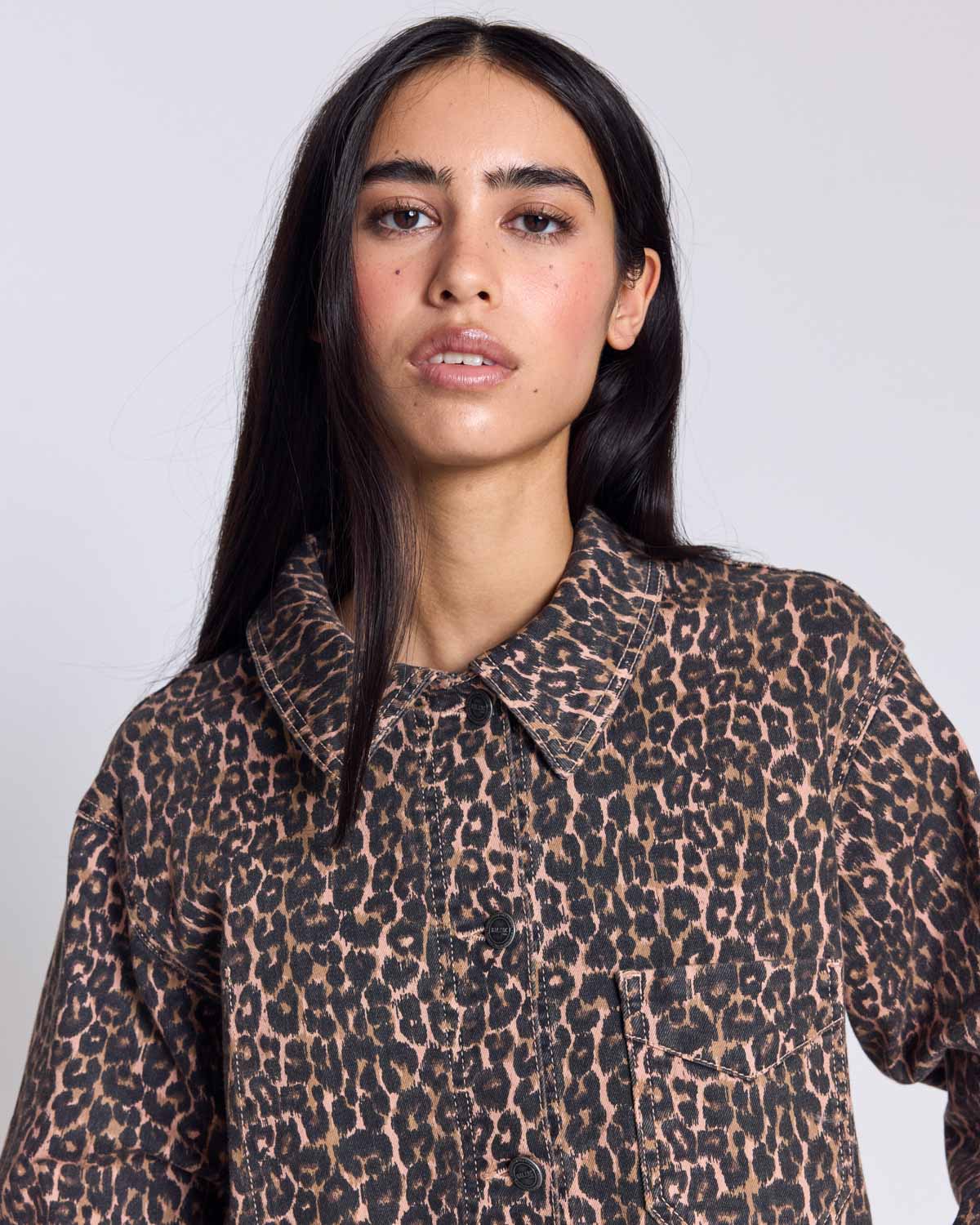 Coffee leopard Marais jacket - Balzac Paris