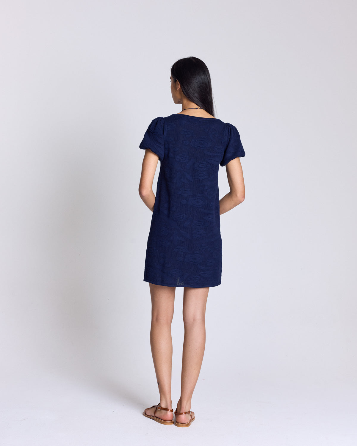 Marta navy dress