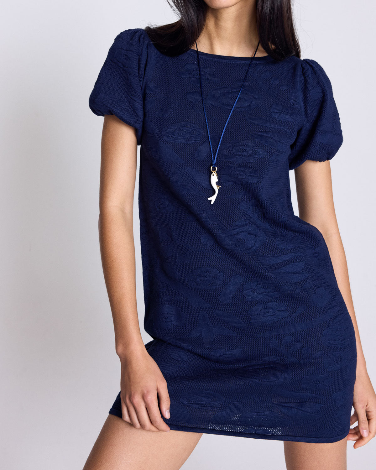 Marta navy dress