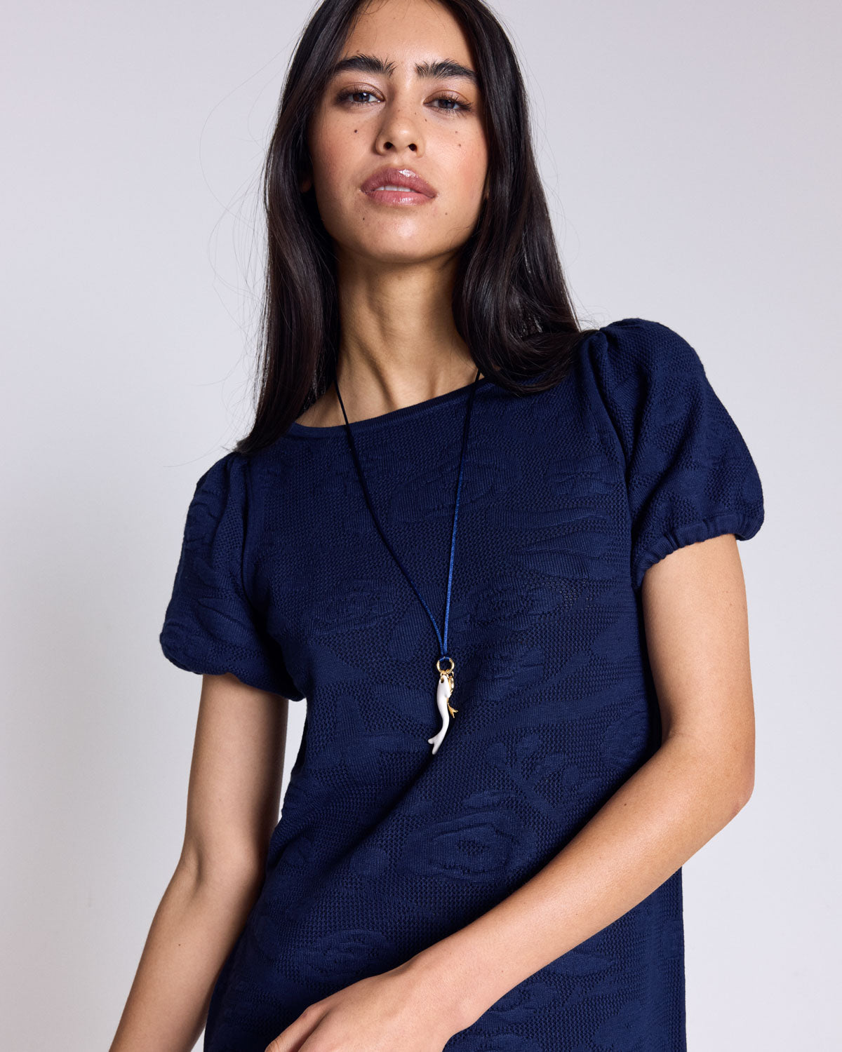 Marta navy dress