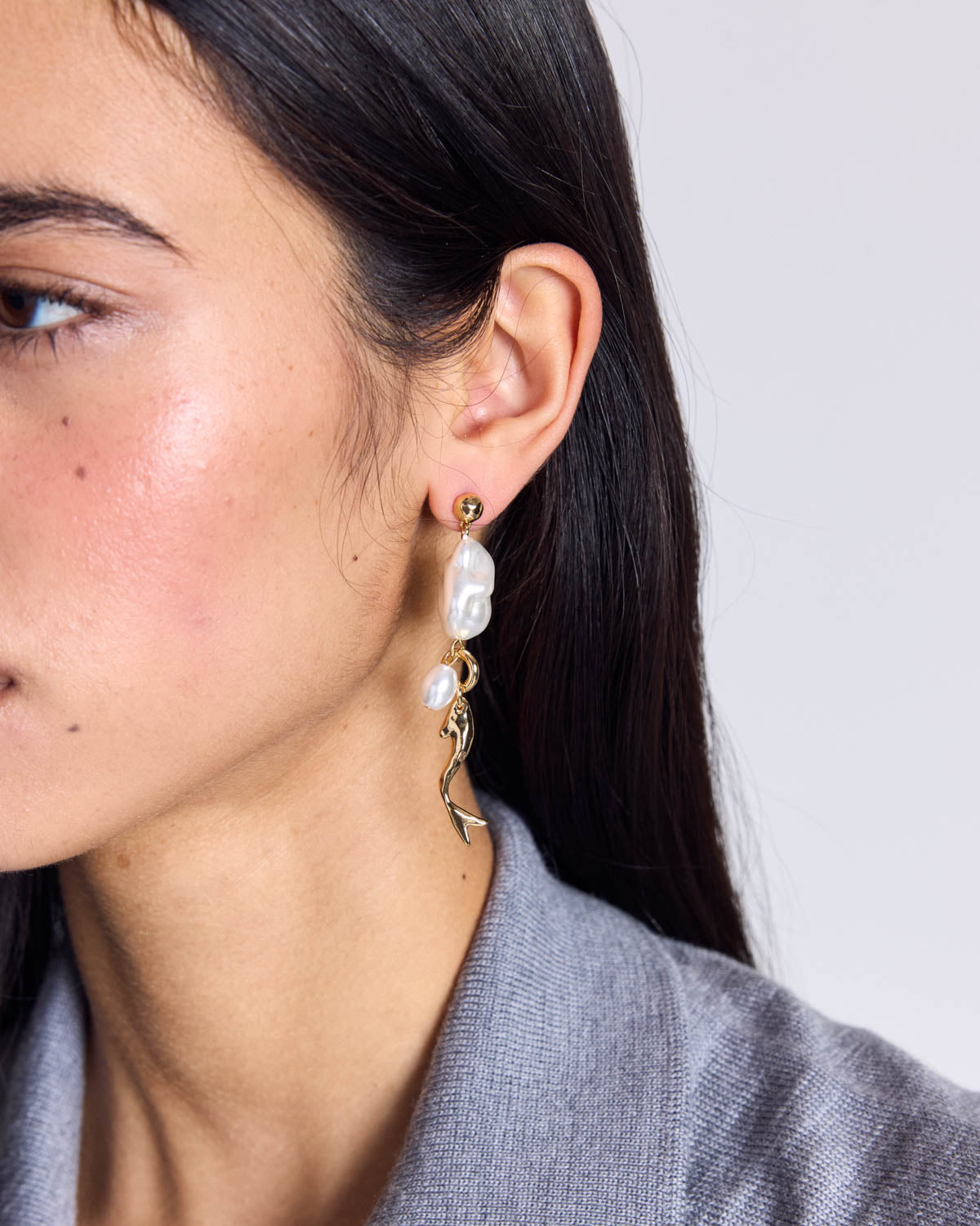 Earrings Olivia poisson gold