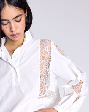 Blouse Juliane blanc naturel - Sophie Hallette x Balzac Paris