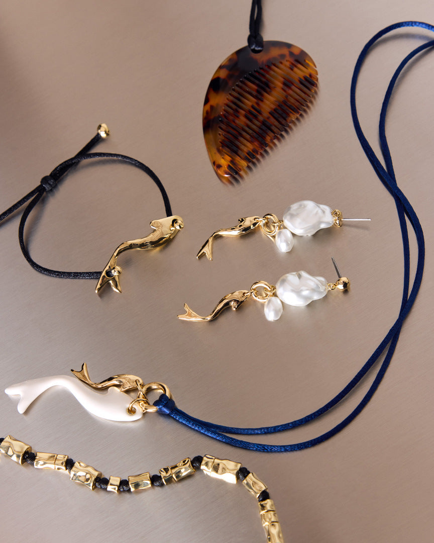 Earrings Olivia poisson gold