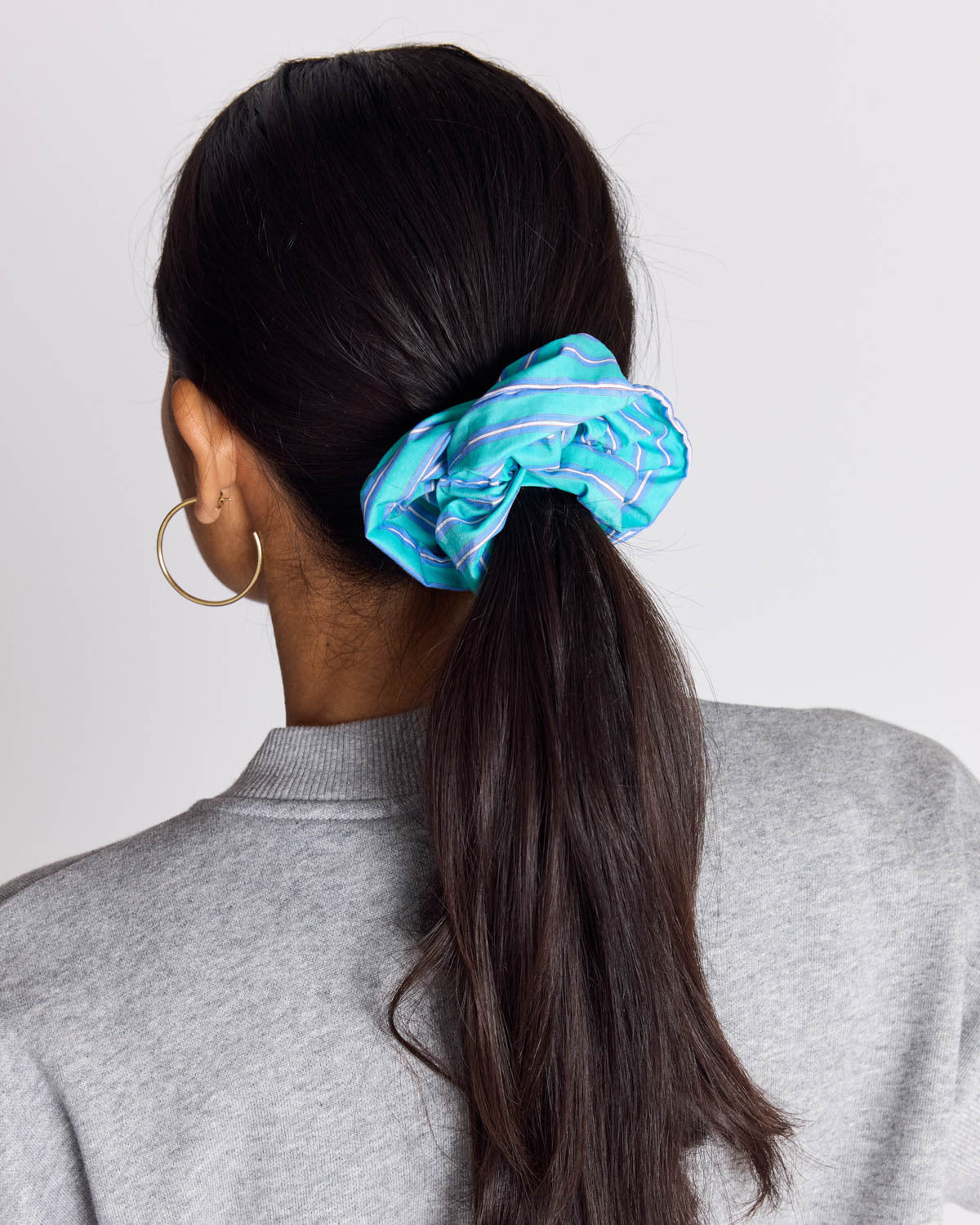 Scrunchie Billy XL stripes turquoise