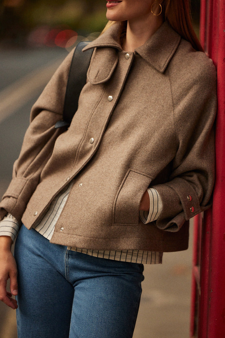 Coat Beauny chataigne