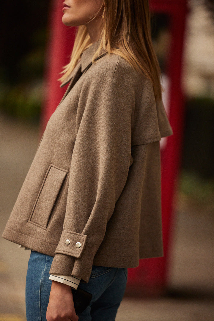 Coat Beauny chataigne