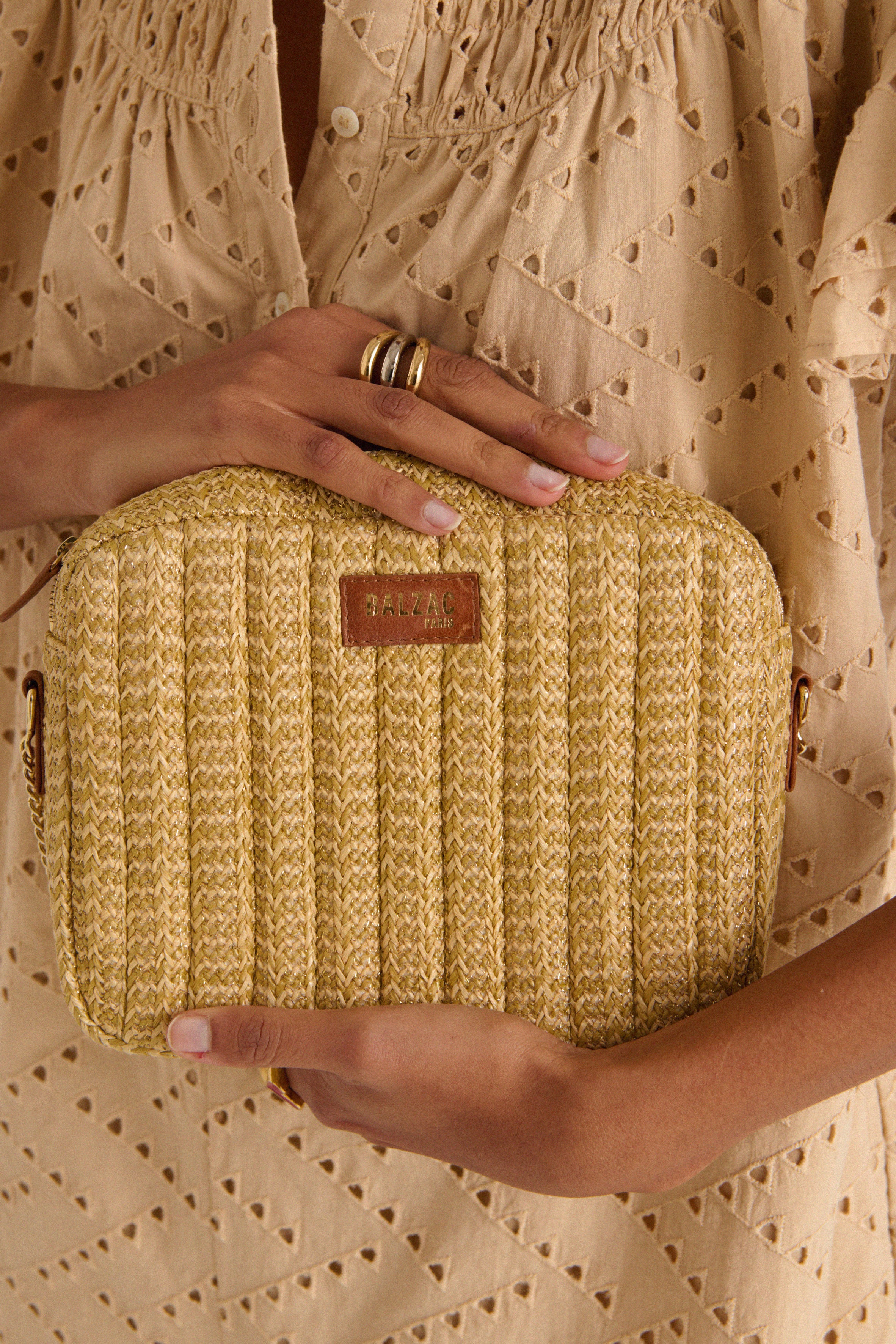 Bag César raffia