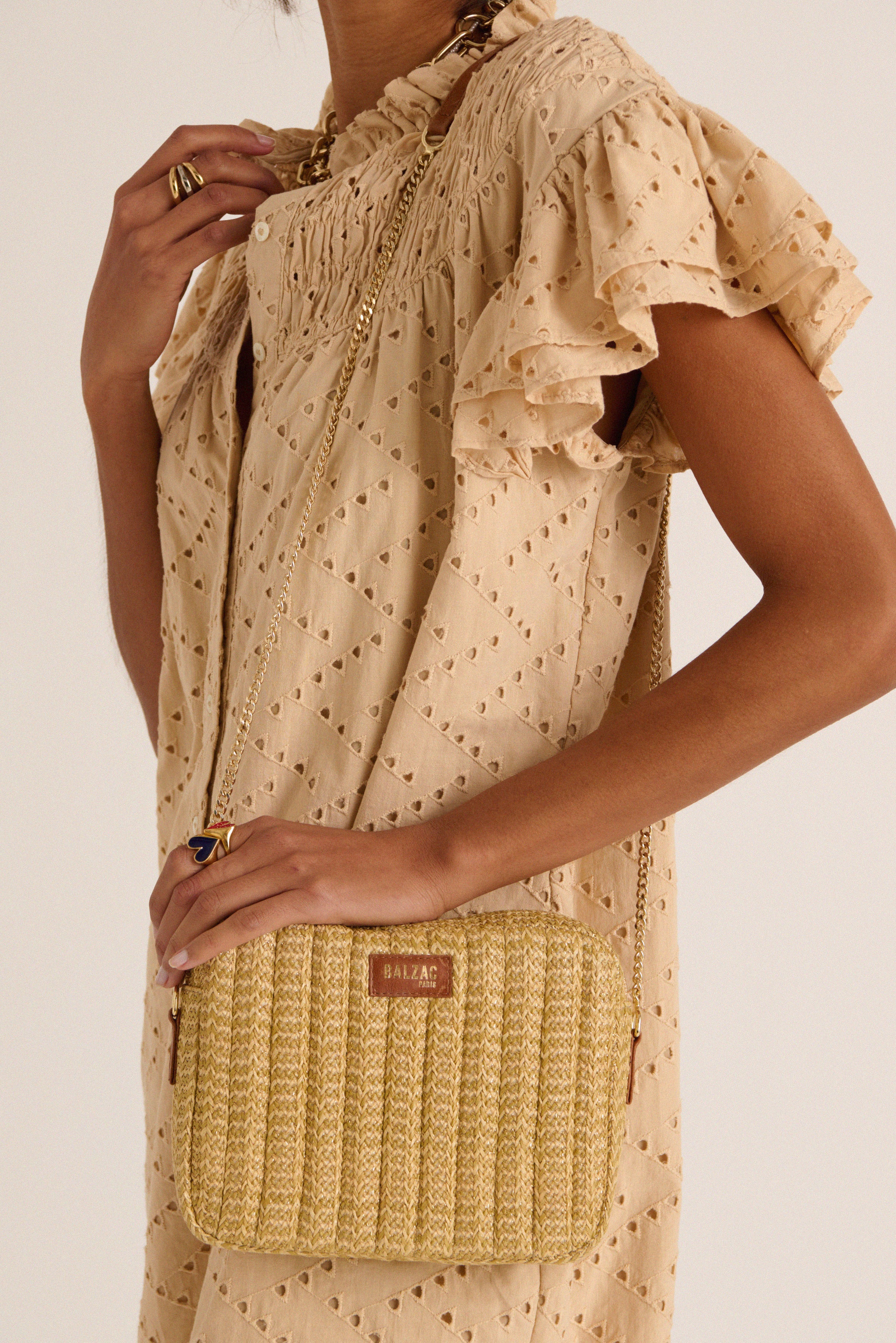 Bag César raffia