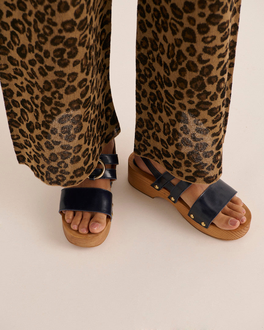 Sandals Lysia navy blue