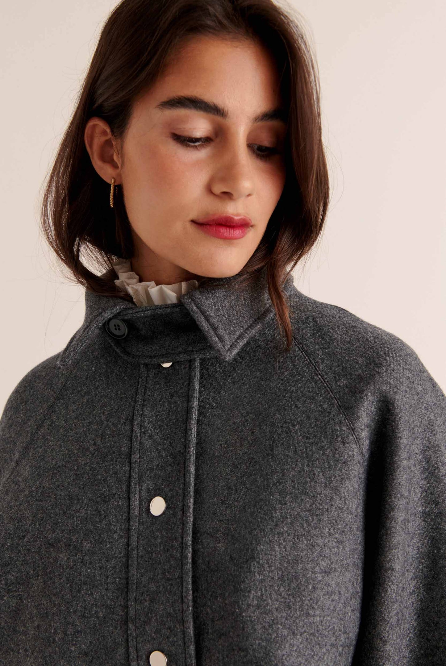 Beauny anthracite grey coat