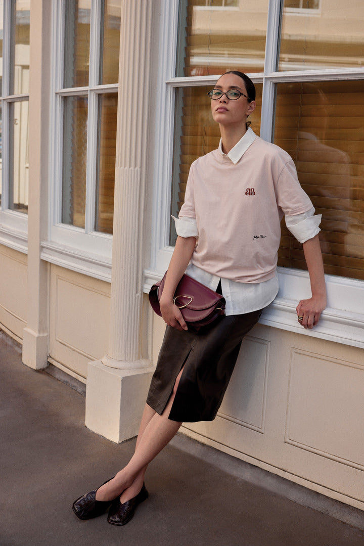 Tee-shirt Baptiste rose BP eyes