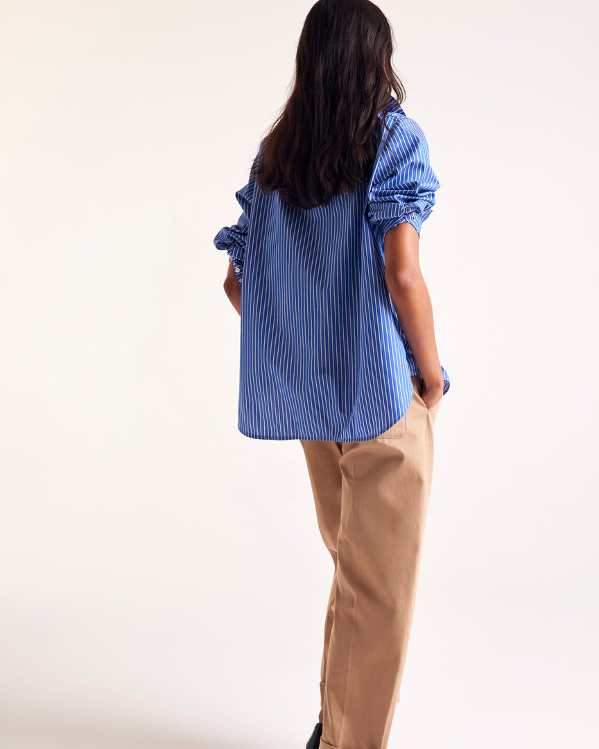 Shirt Léonor stripes blue