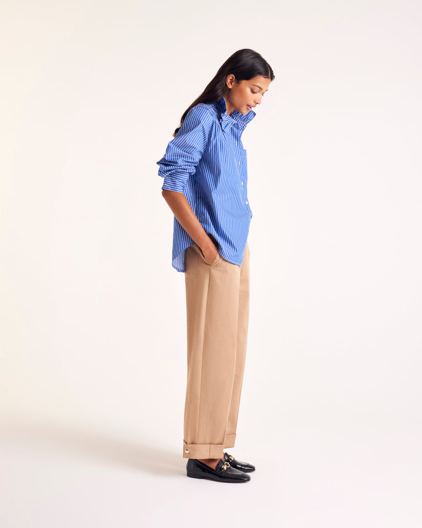 Shirt Léonor stripes blue