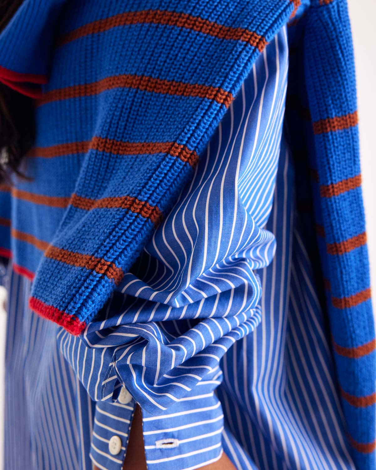 Shirt Léonor stripes blue