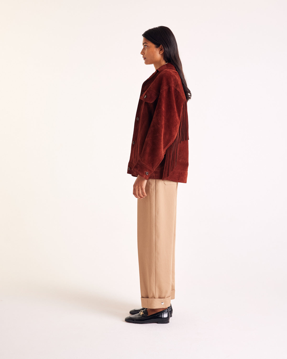 Jacket Augustin croute brique