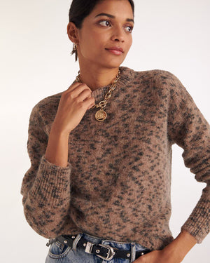 Spotted sand cheetah Doudou sweater