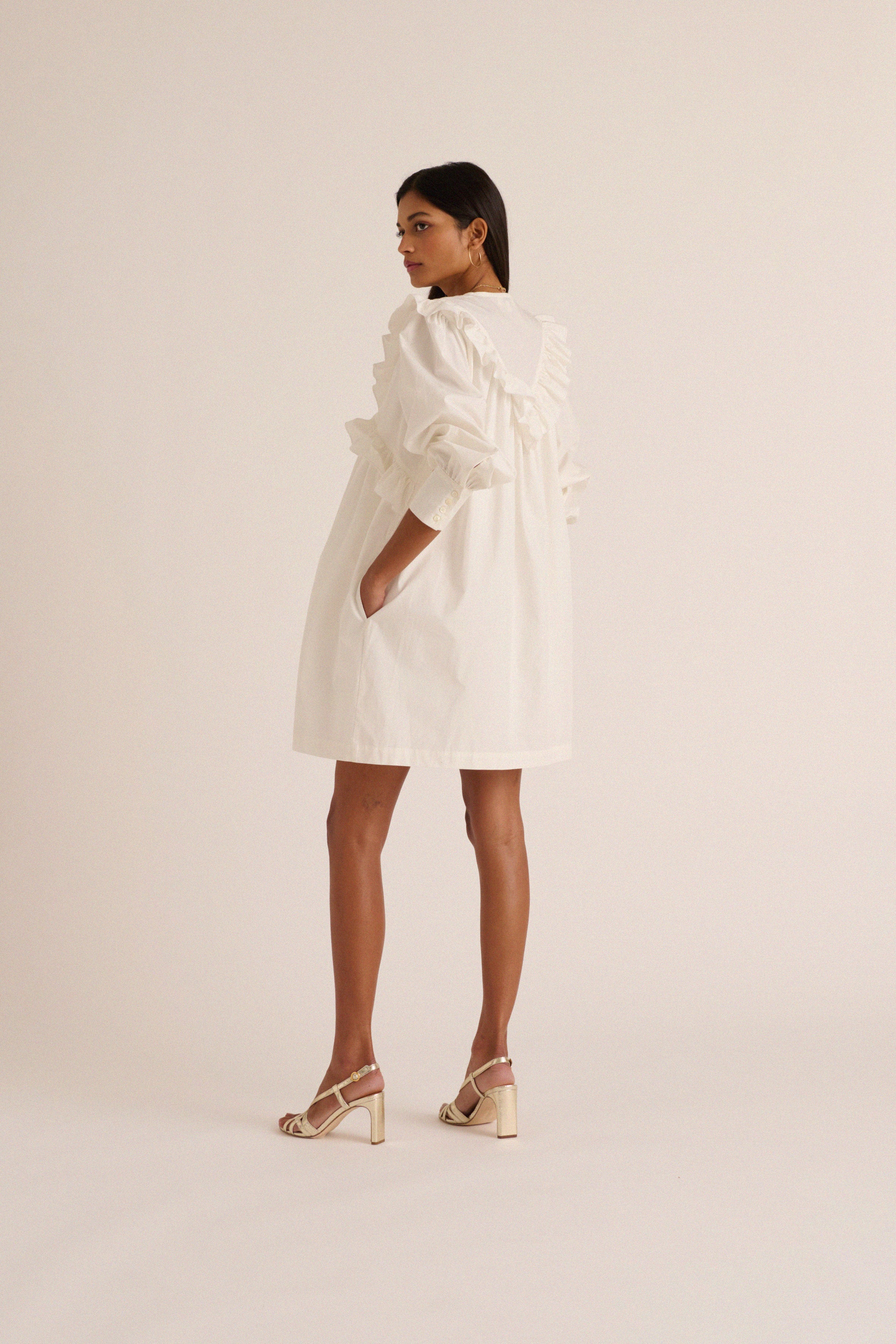 Natural white Armance dress