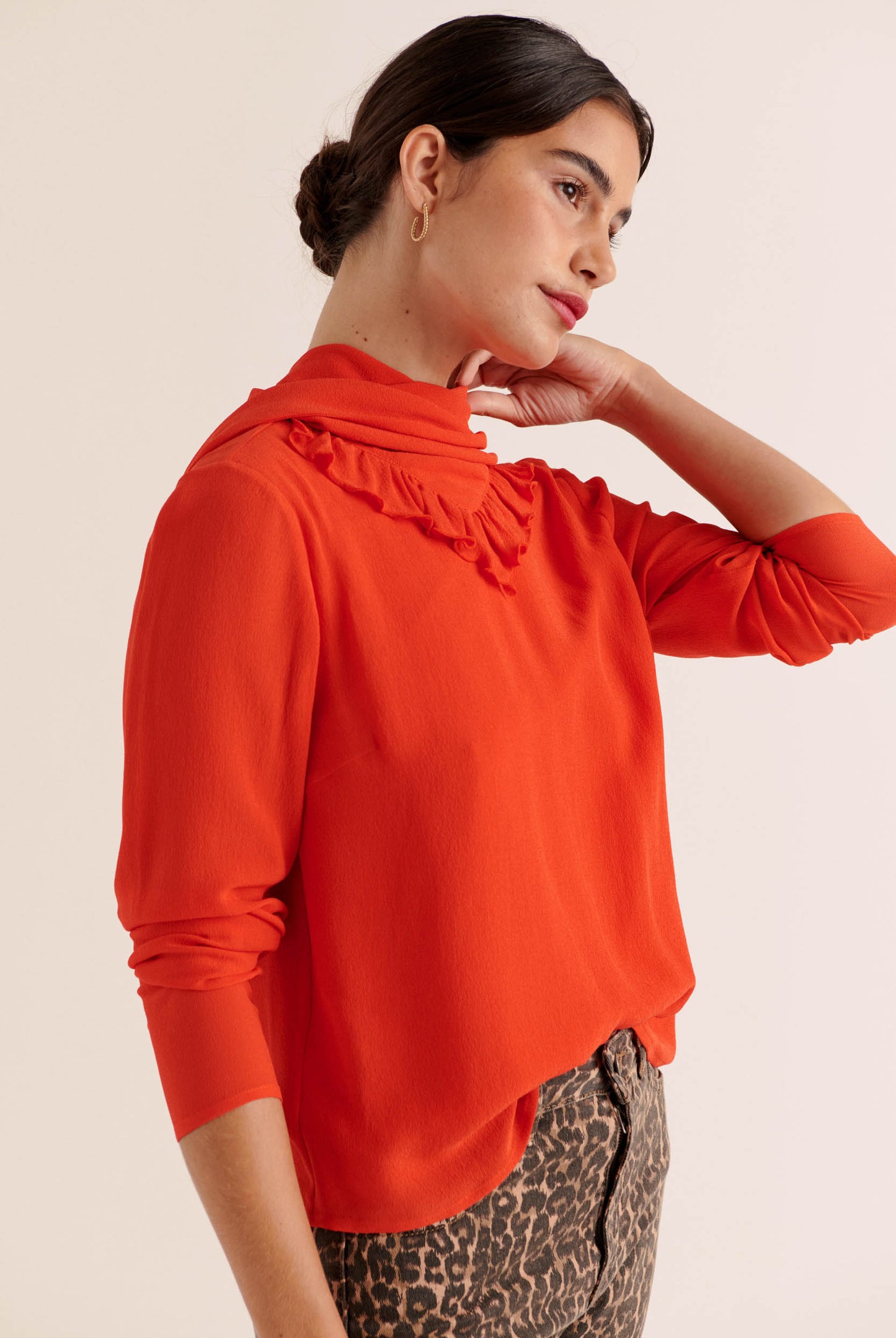 Blouse Léontine orange