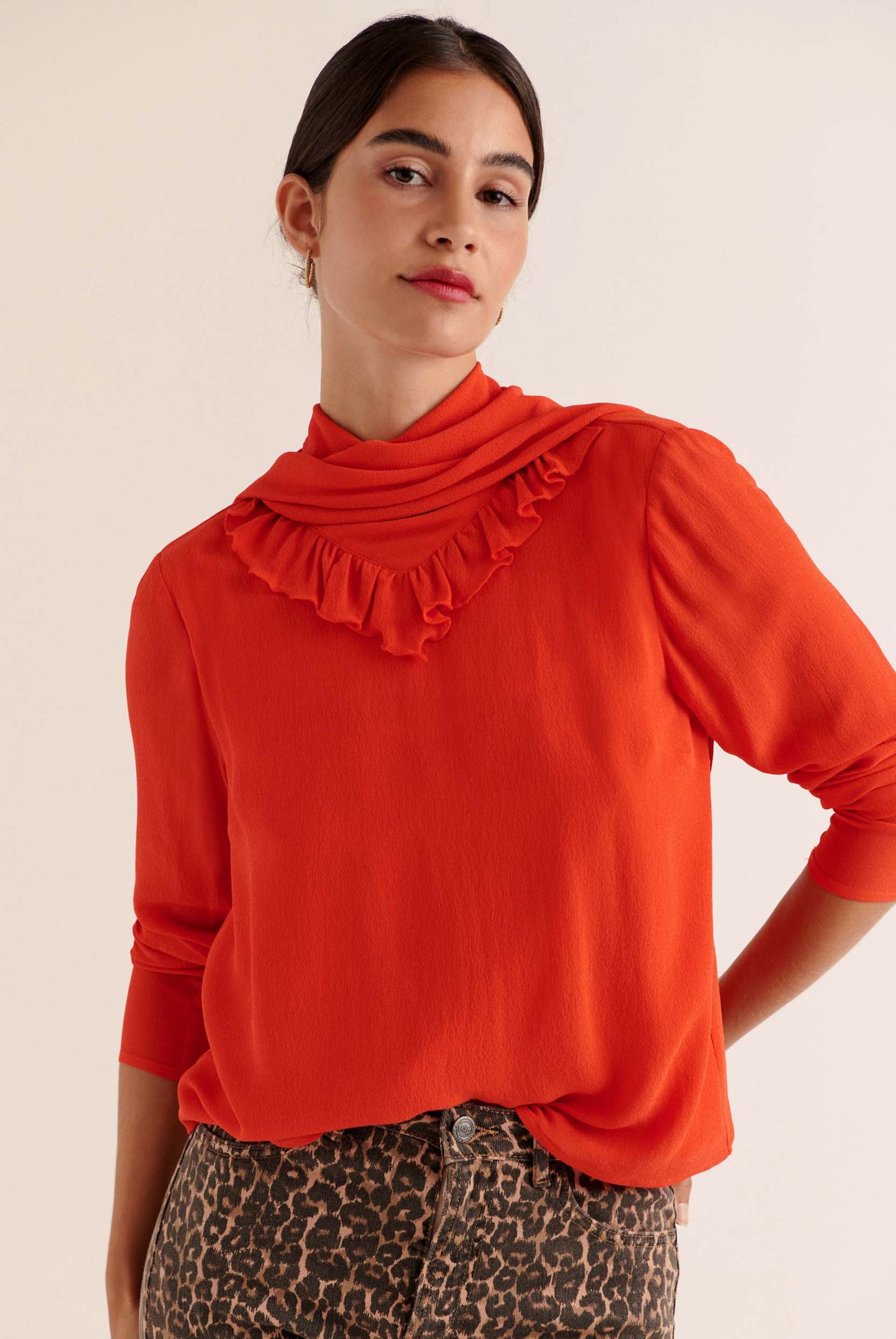 Blouse Léontine orange