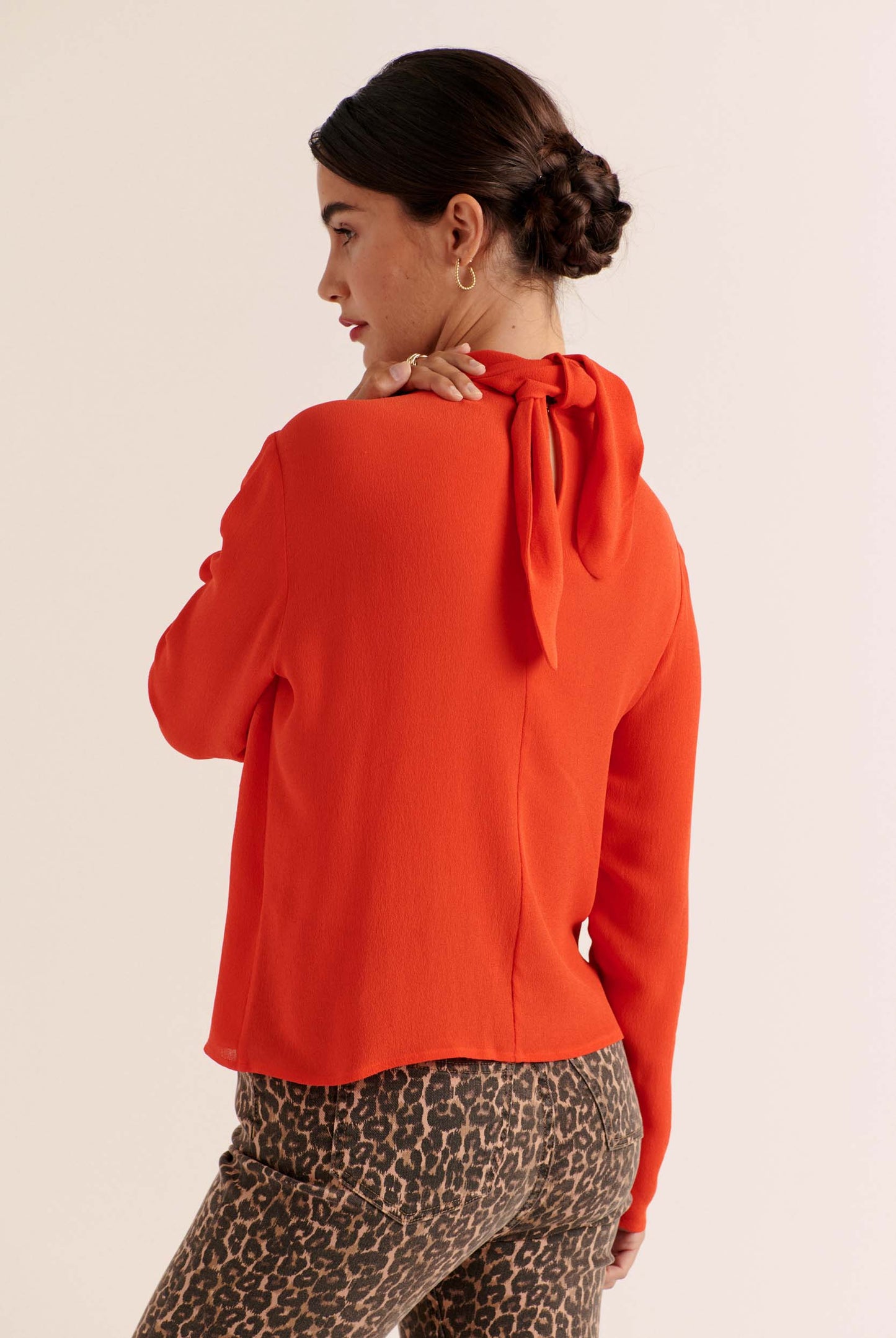 Blouse Léontine orange