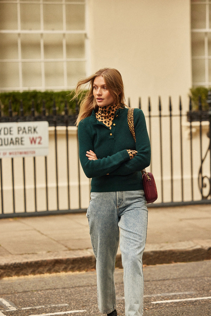 Paula green jumper - Balzac Paris