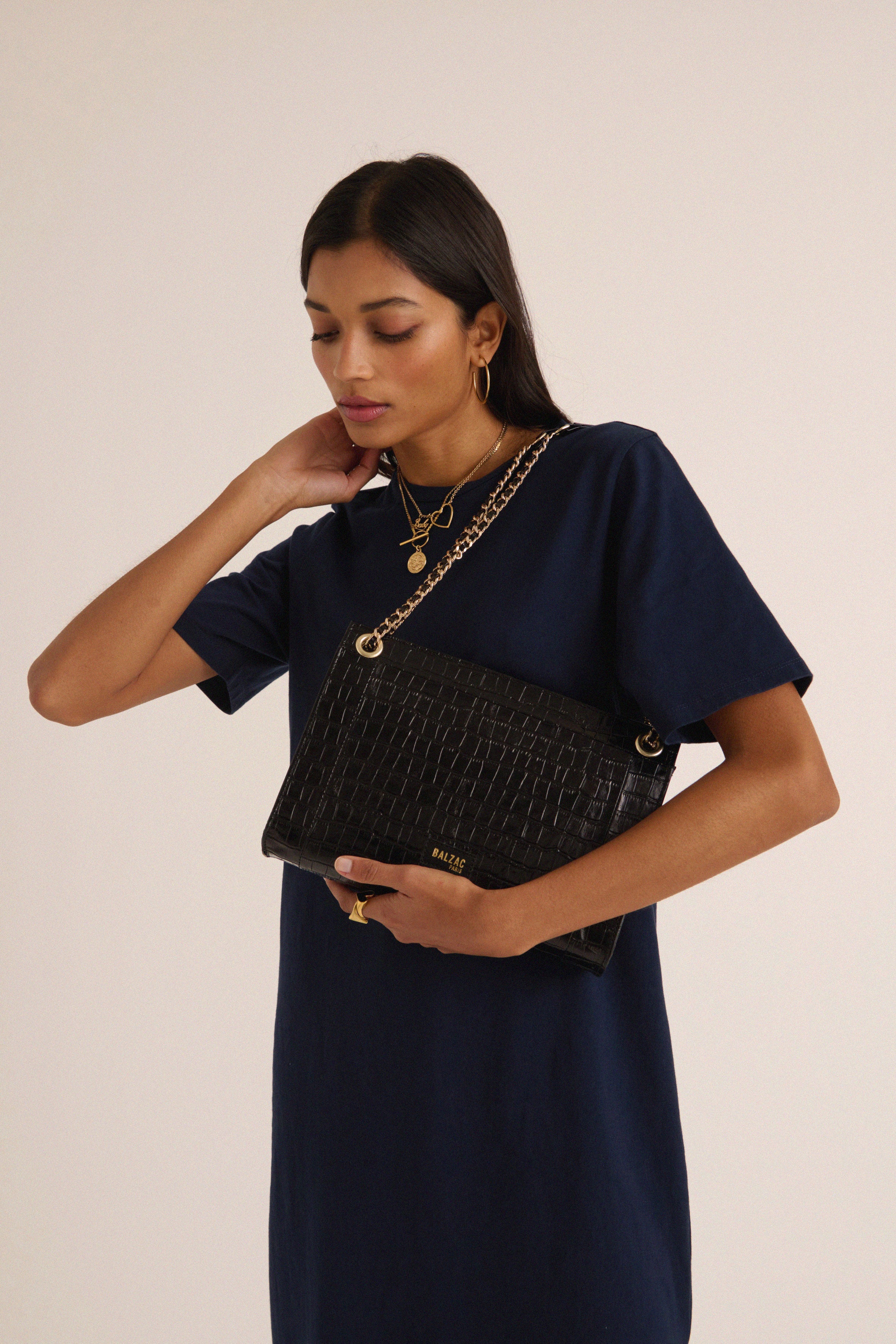 Bag Rodin black embossed