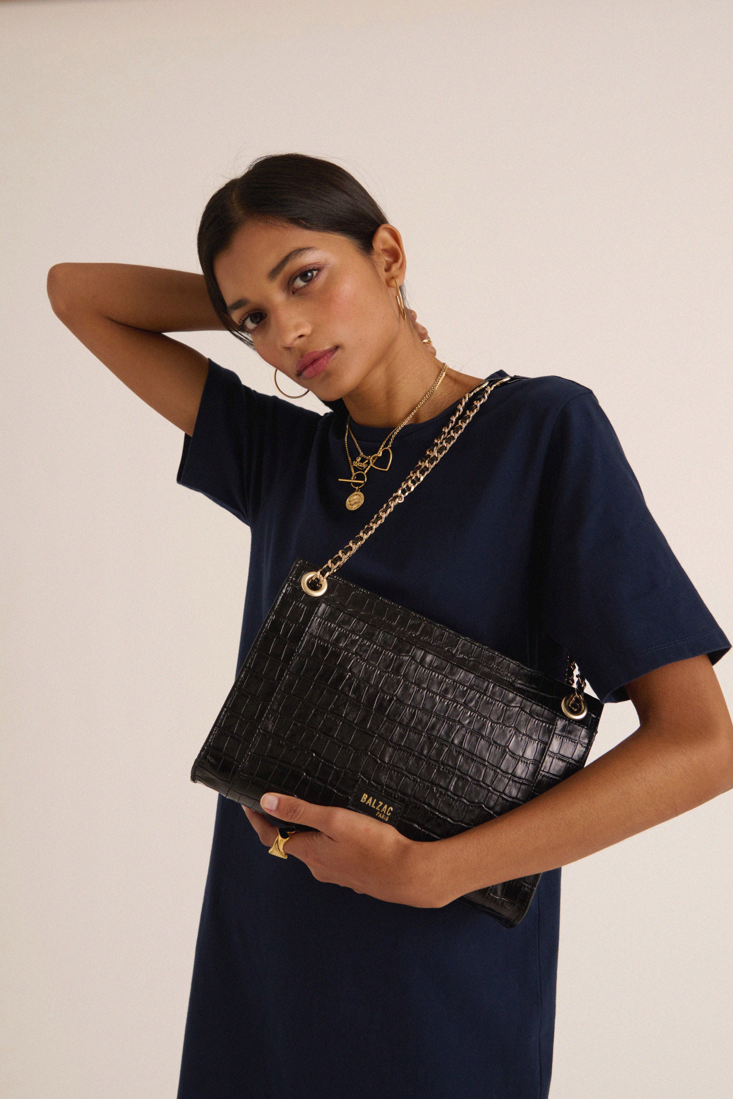 Bag Rodin black embossed