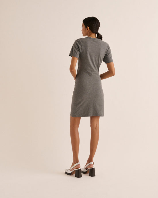 Robe Flor?�al gris anthracite - Balzac Paris