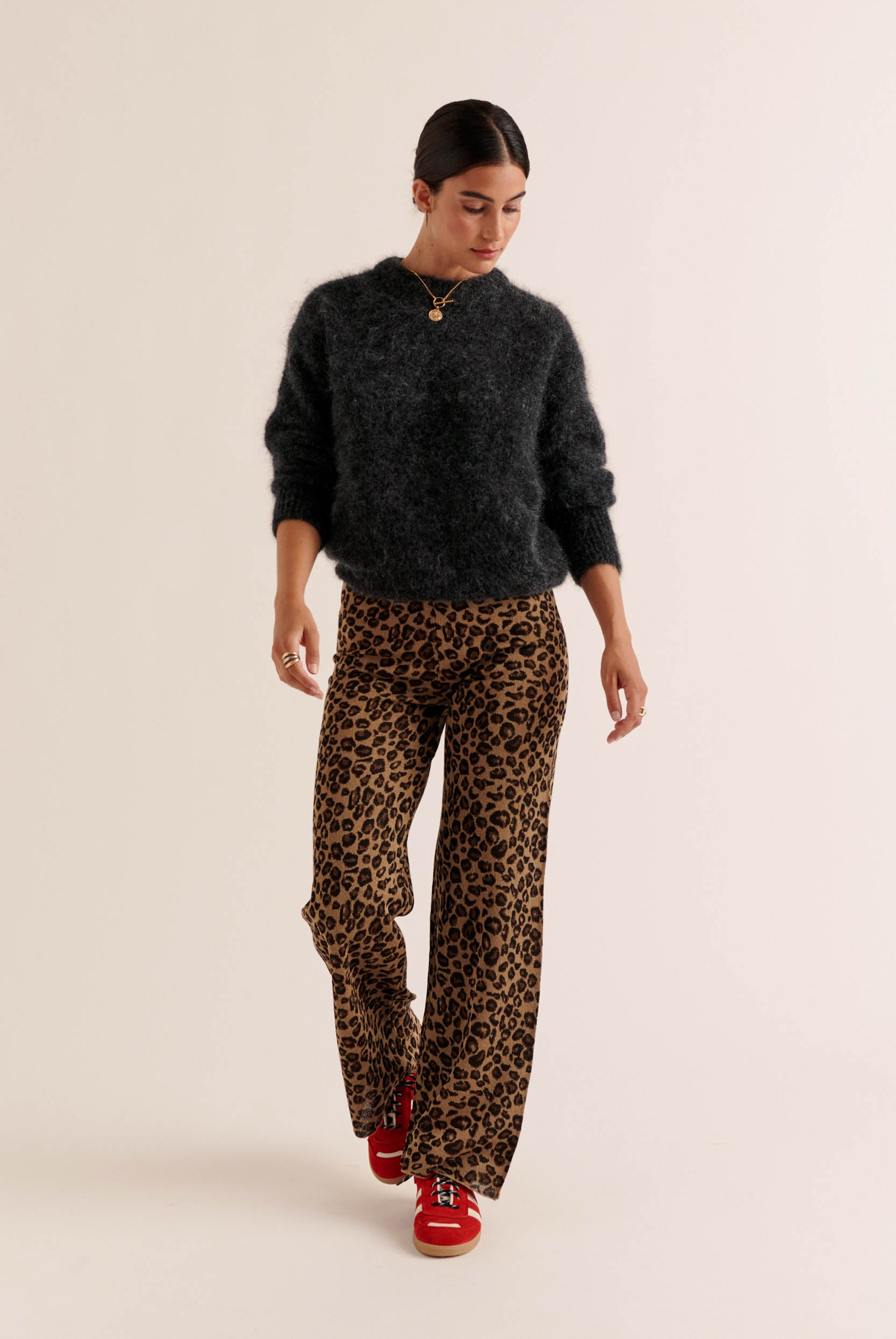 Pants Piana leopard iridescent
