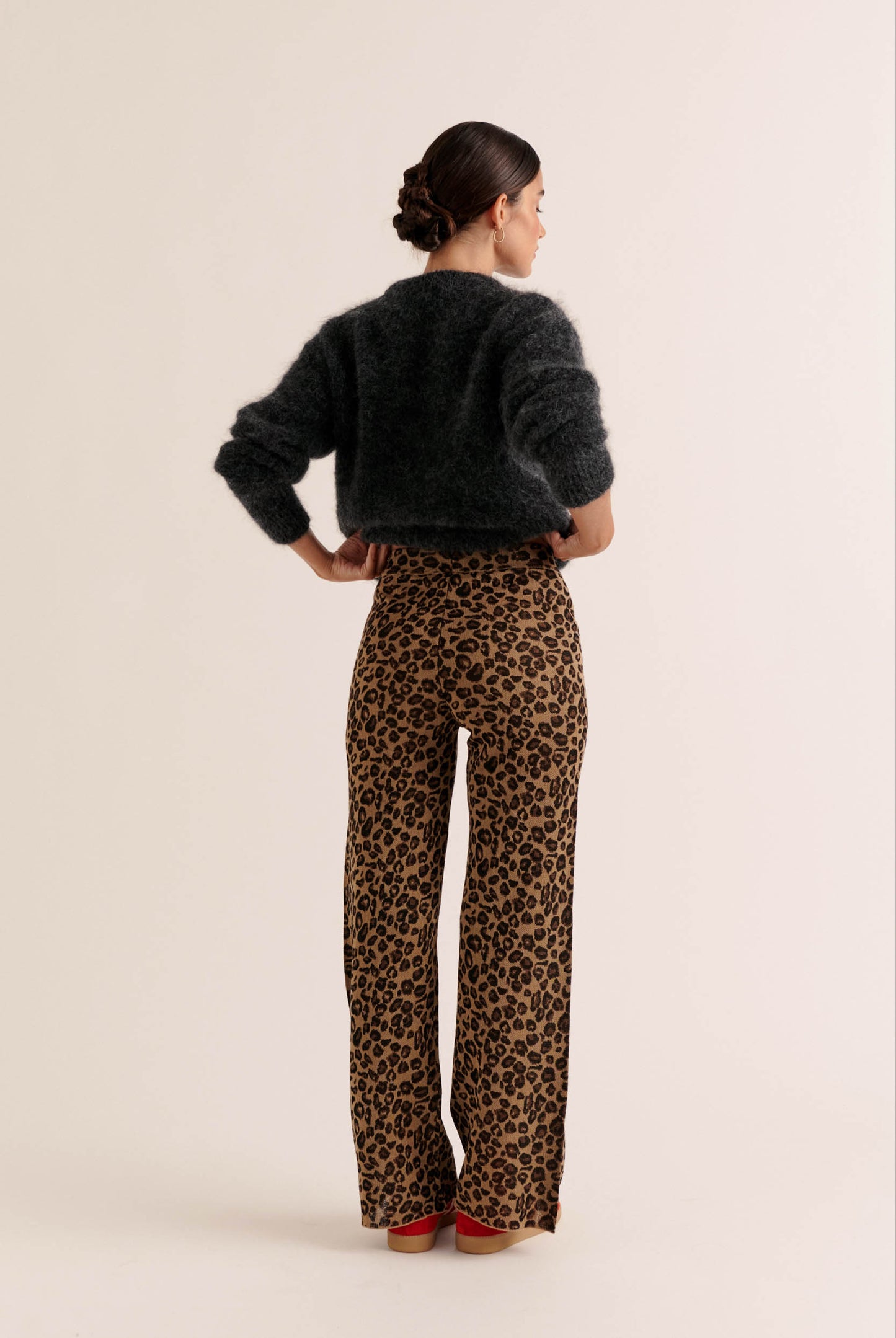 Piana iridescent leopard pants