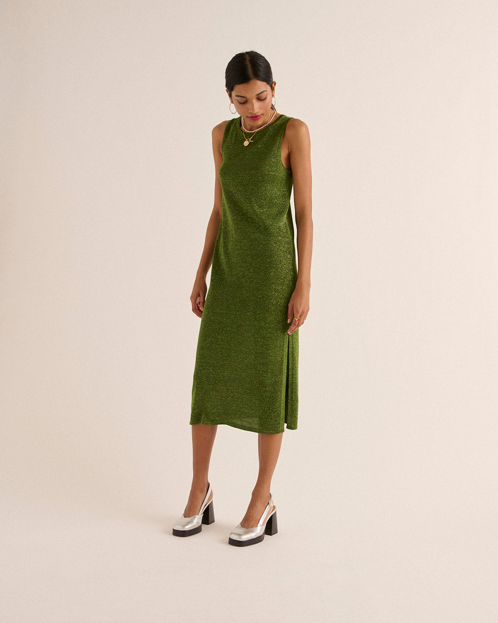 Forest green Persil dress