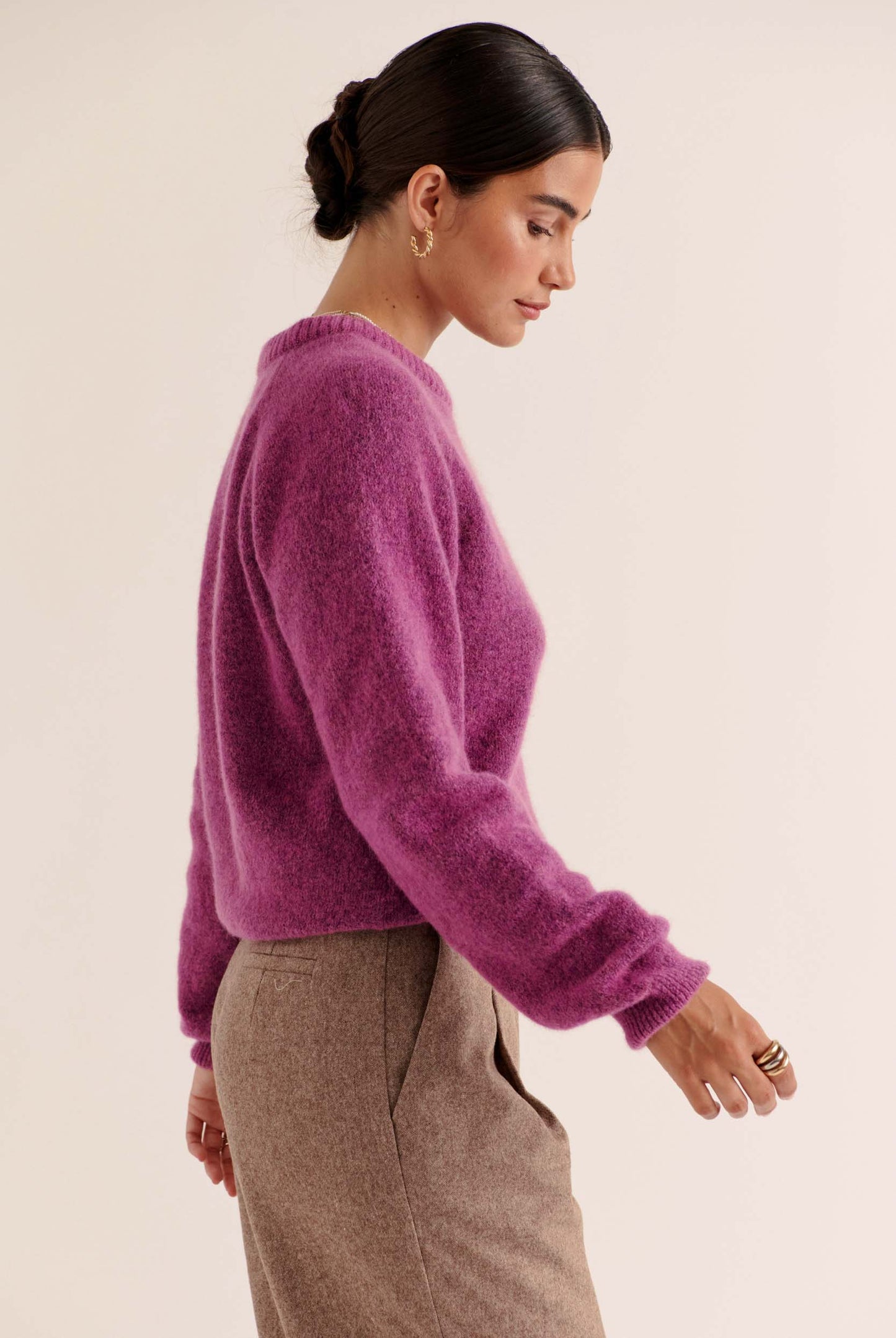 Purple Comie Sweater