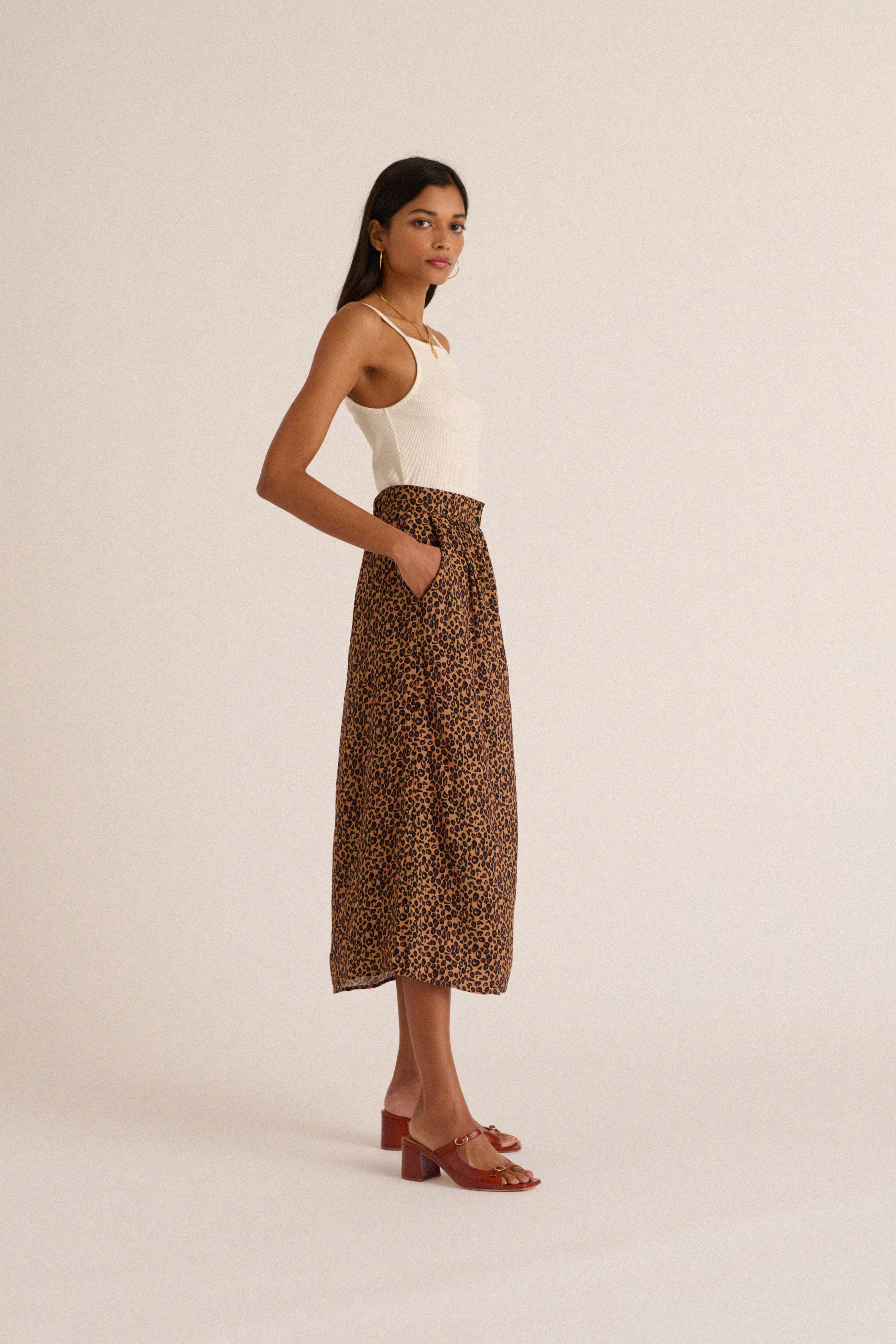 Skirt Sally leopard