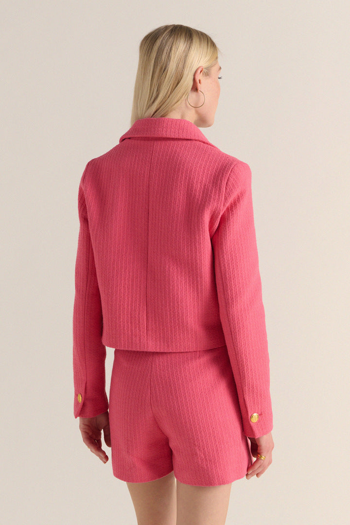 Veste Showmanship Fille Avec Licol – Rose, Taille M (10-12 Ans), Faite Main USA