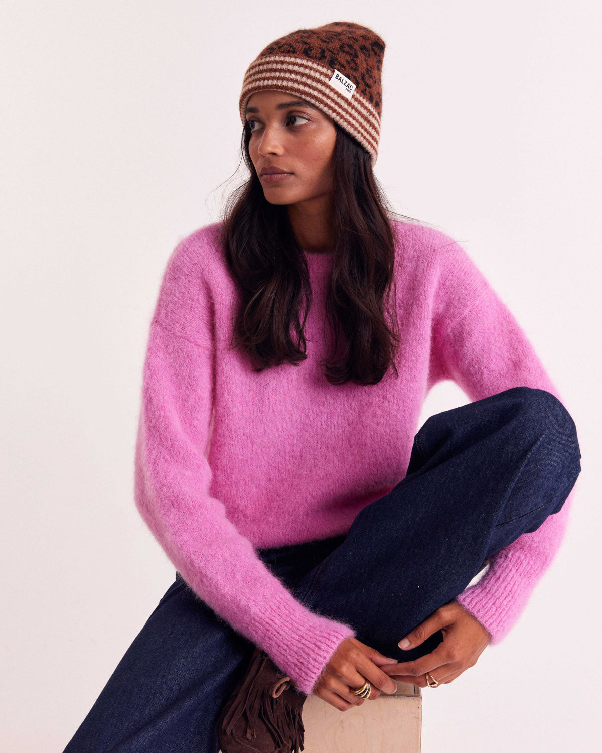 Beanie Lou leopard tawny